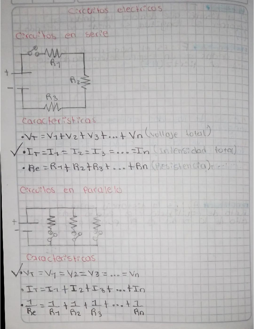 Circuitos Eléctricos: Serie y Paralelo
