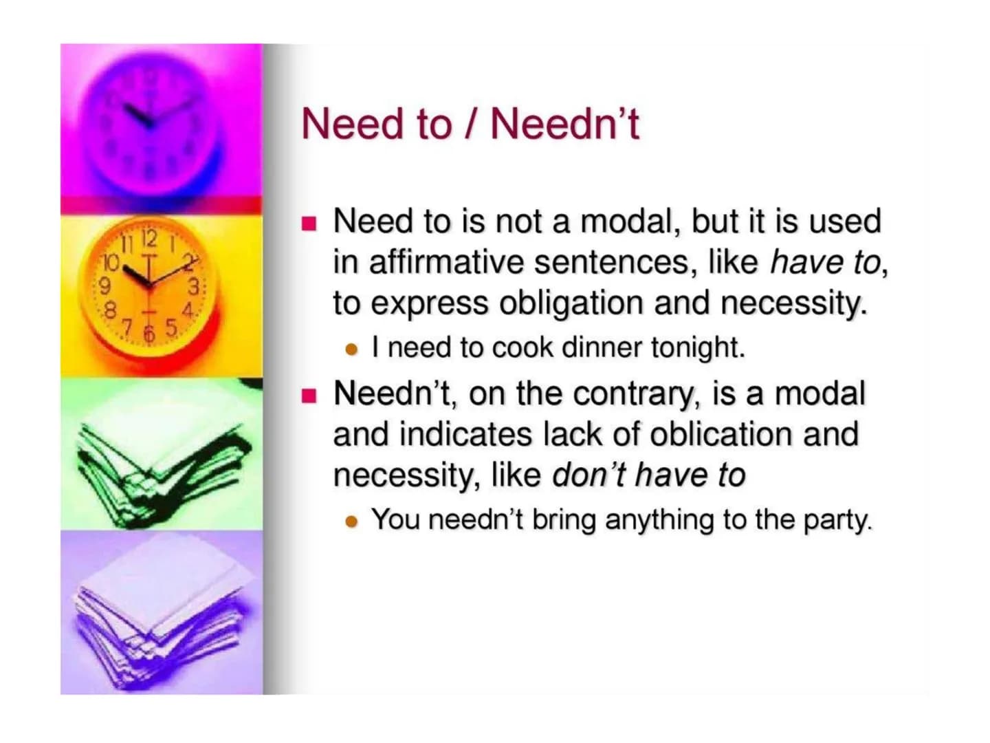 Modal
Verbs ABILITY = Saber / poder
.
CAN = present
.
• COULD = past
• BE ABLE TO = all other tenses
.
EXAMPLES:
Yes...
I Can!
• I can't dri