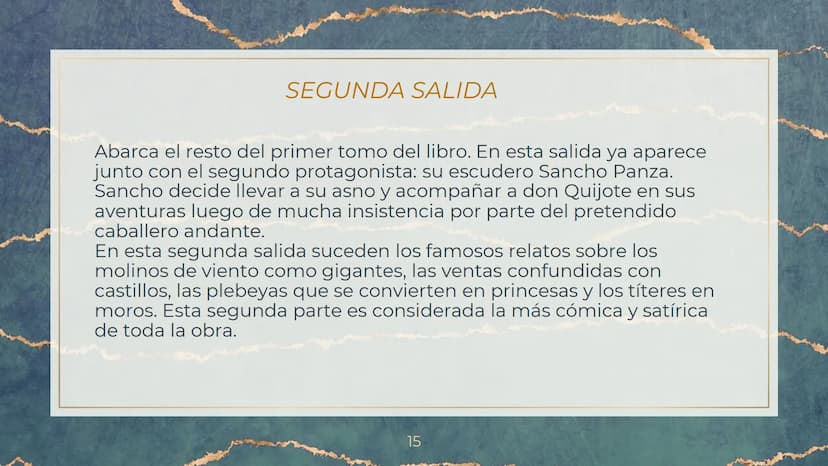 DON QUIJOTE DE
LA MANCHA CONTENIDOS
1. BIOGRAFIA DEL AUTOR, MIGUEL DE CERVANTES
SAAVEDRA
PRESENTACION DE LA OBRA
3. RESUMEN DE LA OBRA
2315
