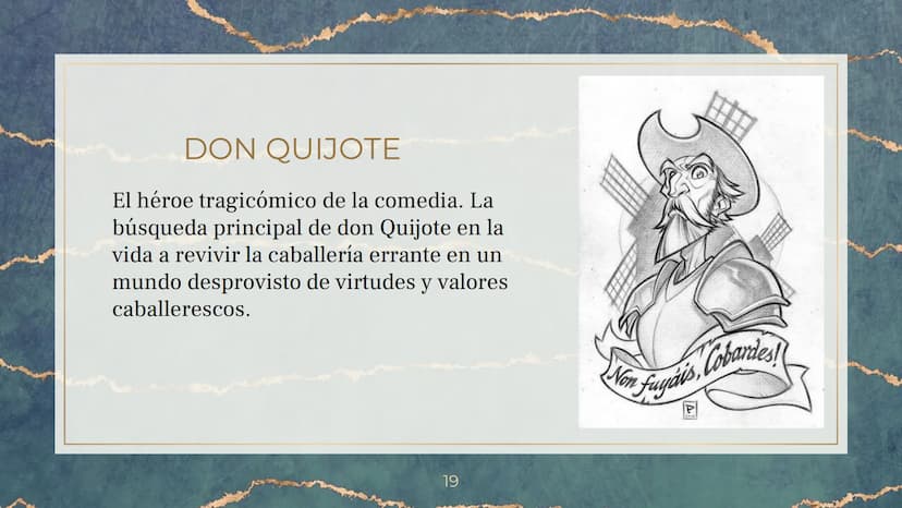 DON QUIJOTE DE
LA MANCHA CONTENIDOS
1. BIOGRAFIA DEL AUTOR, MIGUEL DE CERVANTES
SAAVEDRA
PRESENTACION DE LA OBRA
3. RESUMEN DE LA OBRA
2315

