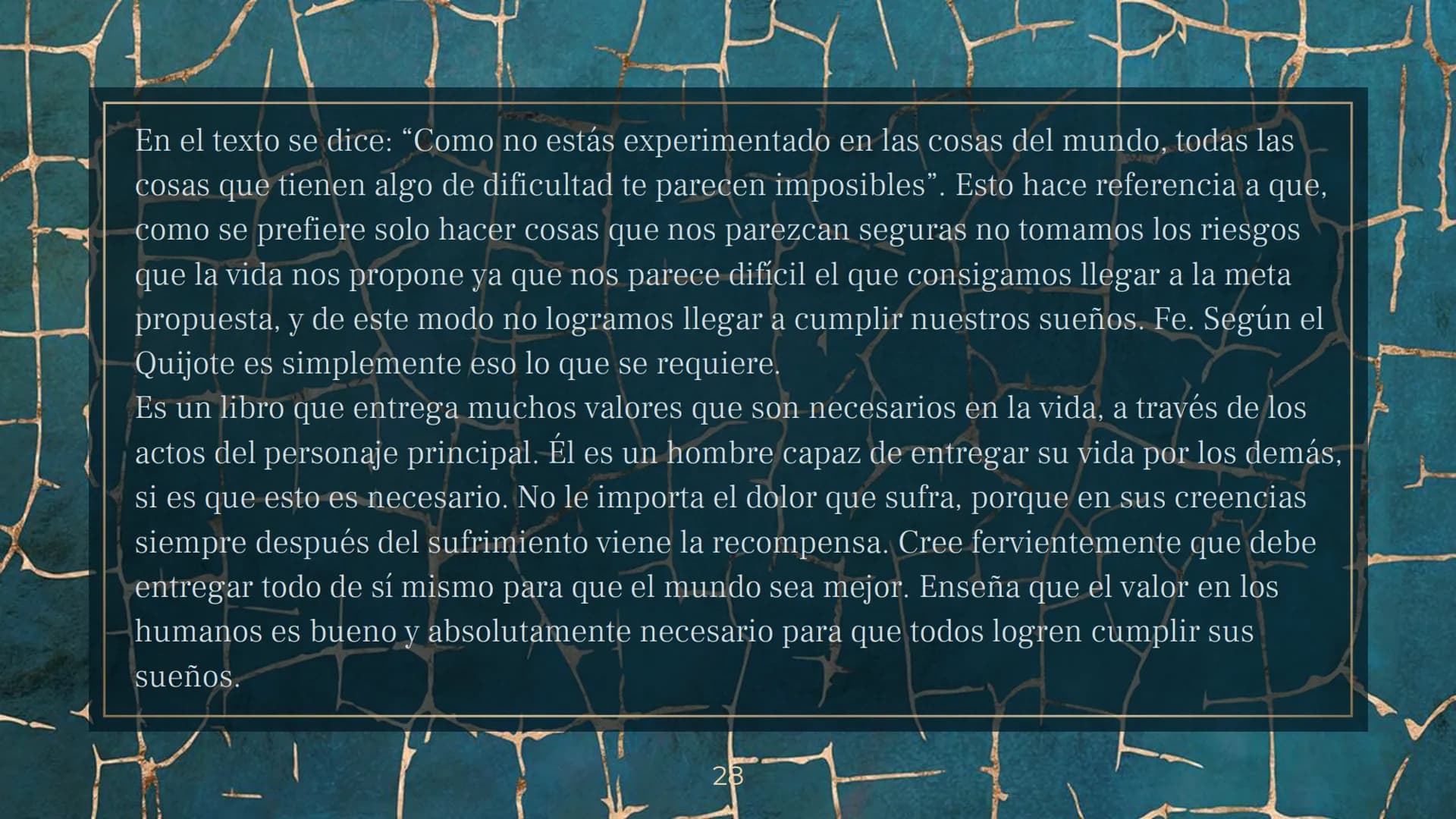 DON QUIJOTE DE
LA MANCHA CONTENIDOS
1. BIOGRAFIA DEL AUTOR, MIGUEL DE CERVANTES
SAAVEDRA
PRESENTACION DE LA OBRA
3. RESUMEN DE LA OBRA
2315
