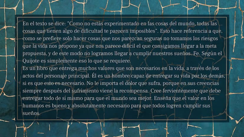 DON QUIJOTE DE
LA MANCHA CONTENIDOS
1. BIOGRAFIA DEL AUTOR, MIGUEL DE CERVANTES
SAAVEDRA
PRESENTACION DE LA OBRA
3. RESUMEN DE LA OBRA
2315
