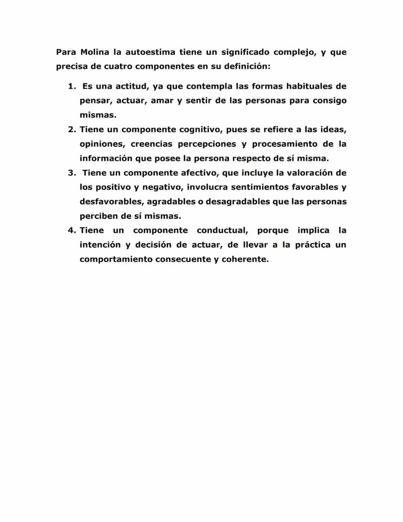 DE LA AUTOESTIMA
La autoestima como un aspecto de enorme relevancia en la vida
de la persona, por cuanto contribuye a que su existencia sea 