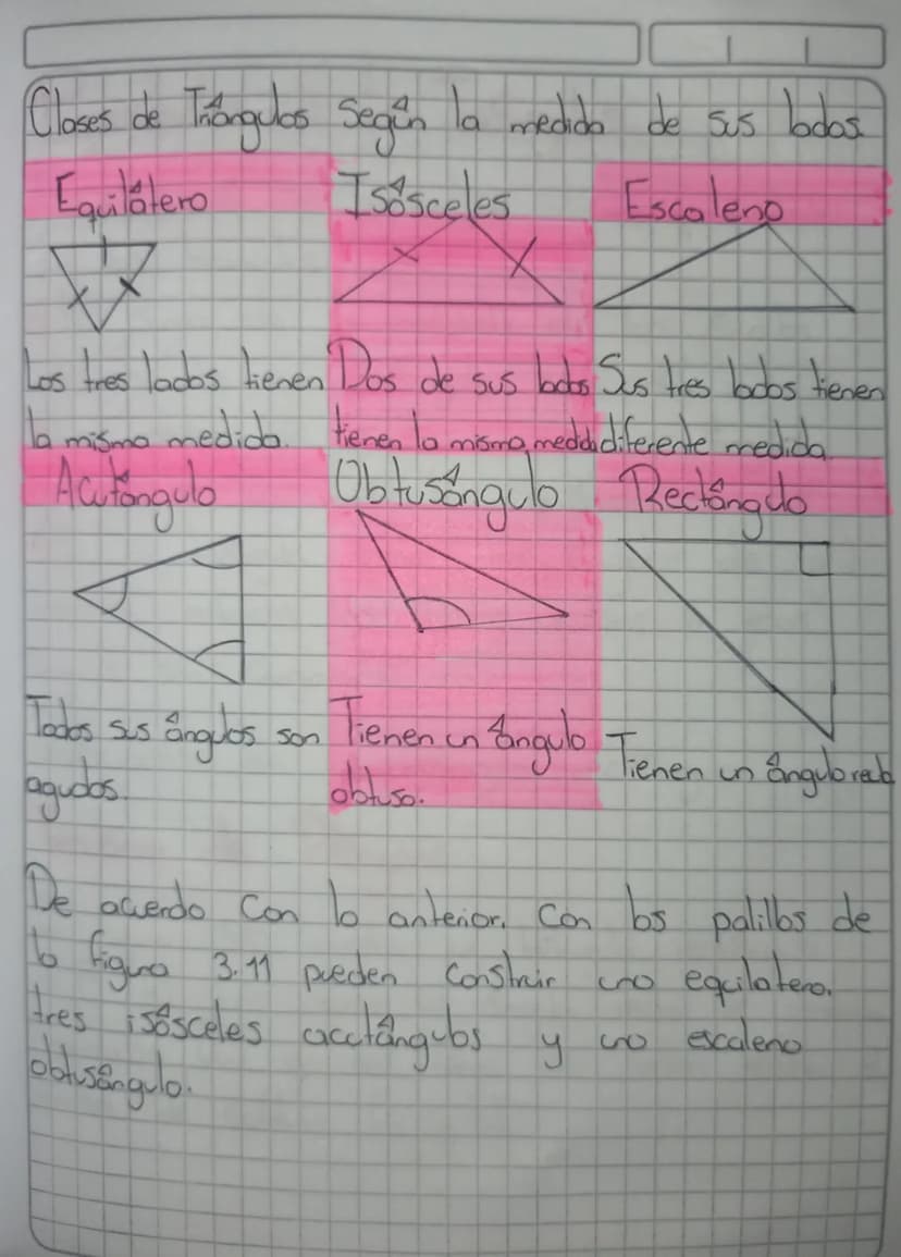 כ
thangels
Es
figura Geometrica
3 angulos internos,
Clasificación de Triângulos
Los triangulos
medida de
SUS
que
tiene 3 lados,
3. Vertices.