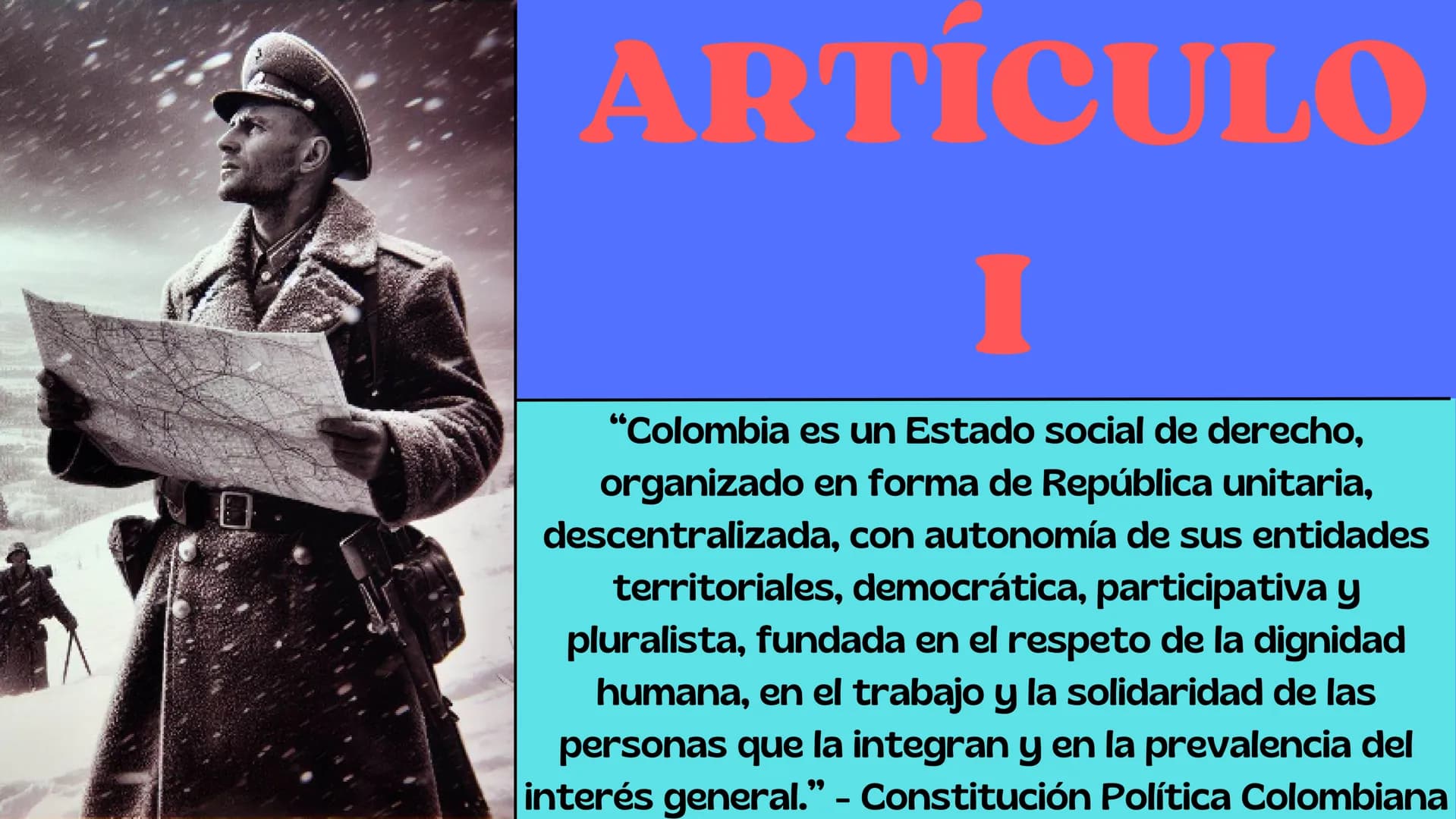 wwww
чим
1173231
28775
LA CONSTITUCIÓN Y SUS
PRINCIPIOS FUNDAMENTALES.
222222222222 ARTÍCULO
I
"Colombia es un Estado social de derecho,
org