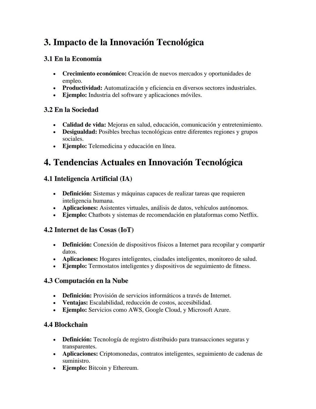 Innovación y Desarrollo Tecnológico
APUNTES//
1. Principios de Innovación Tecnológica
1.1 Innovación Disruptiva
•
Definición: Tecnología o p