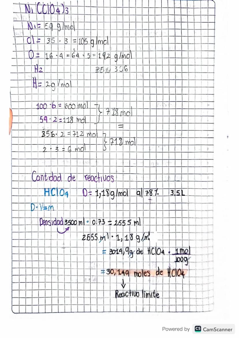 Ejercicios
1) Hallar molaridad normalidad P/P, PPM, V/V, Plu
Molalidad para
a. 5g de KCI en 250 ml H₂O
b. 3.2g de LIOH en 500 ml H₂O
C. 10,5