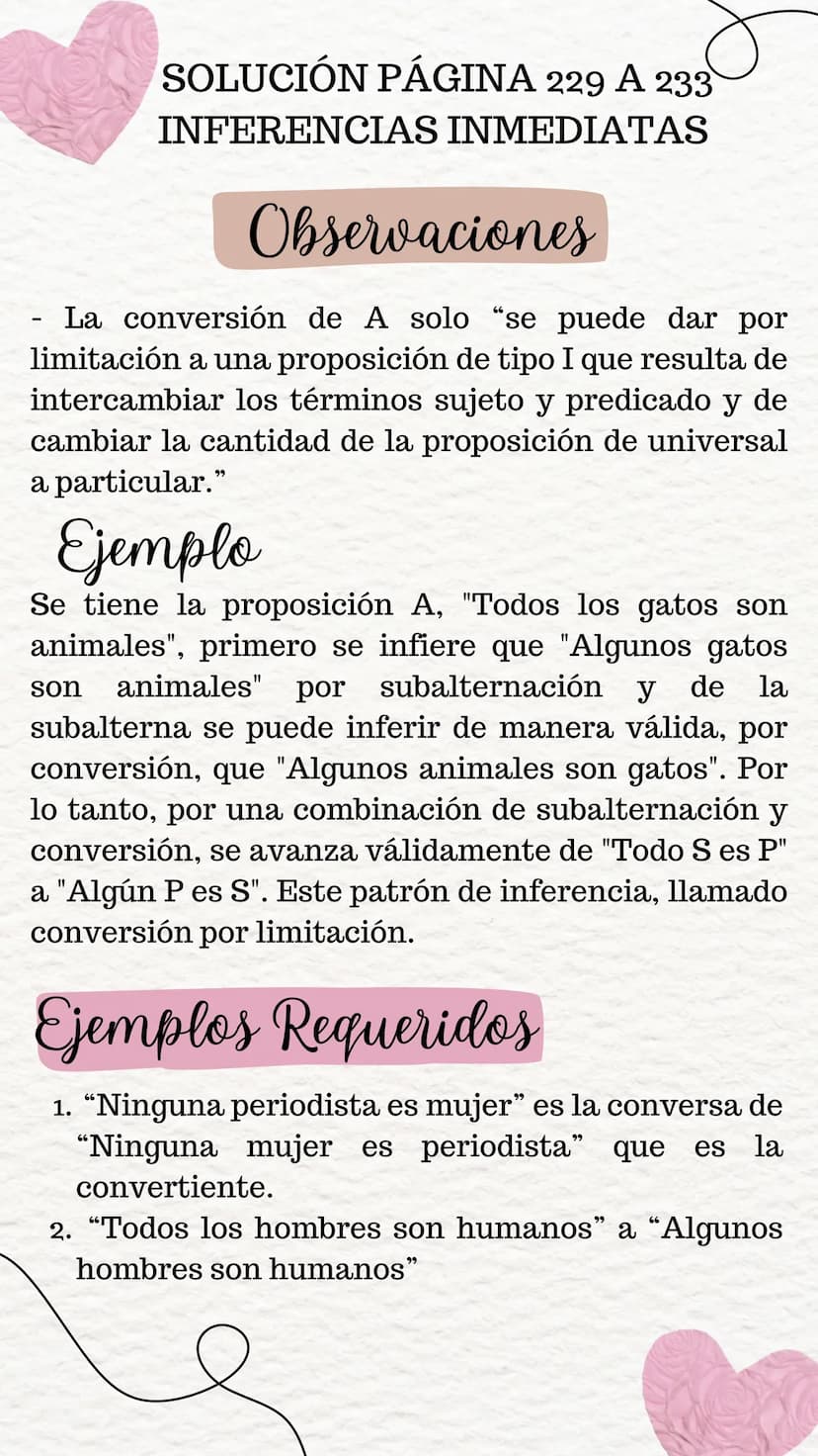 TALLER DE LÓGICA
Y PENSAMIENTO CRÍTICO
SARA FERNANDA URREGO QUIROGA
PONTIFICIA UNIVERSIDAD JAVERIANA
SOLUCIÓN PUNTO 1-4 PÁGINA 228
⚫ TABLA G
