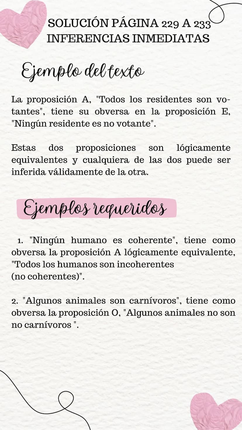 TALLER DE LÓGICA
Y PENSAMIENTO CRÍTICO
SARA FERNANDA URREGO QUIROGA
PONTIFICIA UNIVERSIDAD JAVERIANA
SOLUCIÓN PUNTO 1-4 PÁGINA 228
⚫ TABLA G