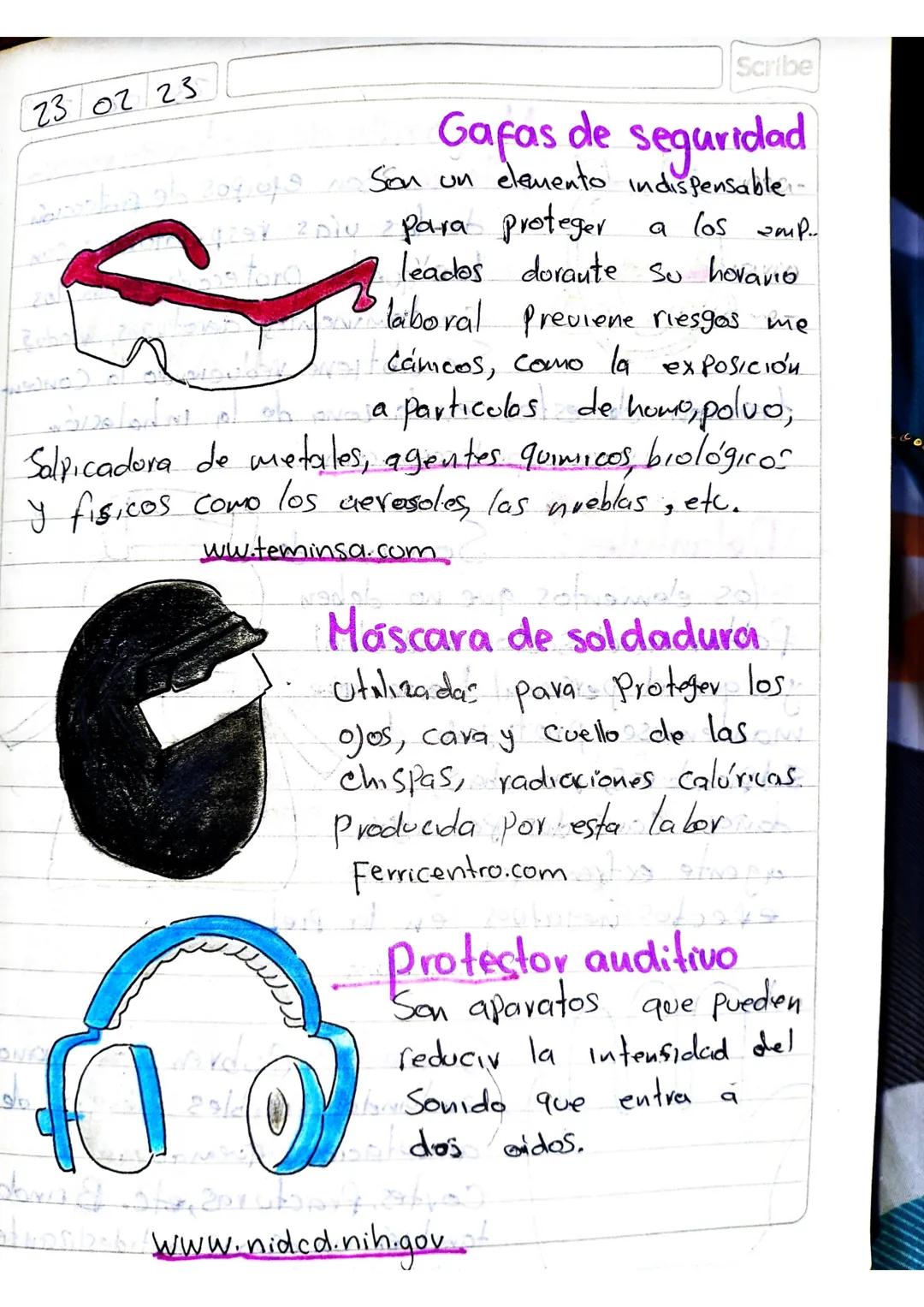 23 02 23
Tarea
1. ¿ Qué son los elementos de protección
Personal (EPP)? ¿ Cuándo deben usarse?
777
bobonopo
2kw robwird
Scribe
2
2.2 Cuales 