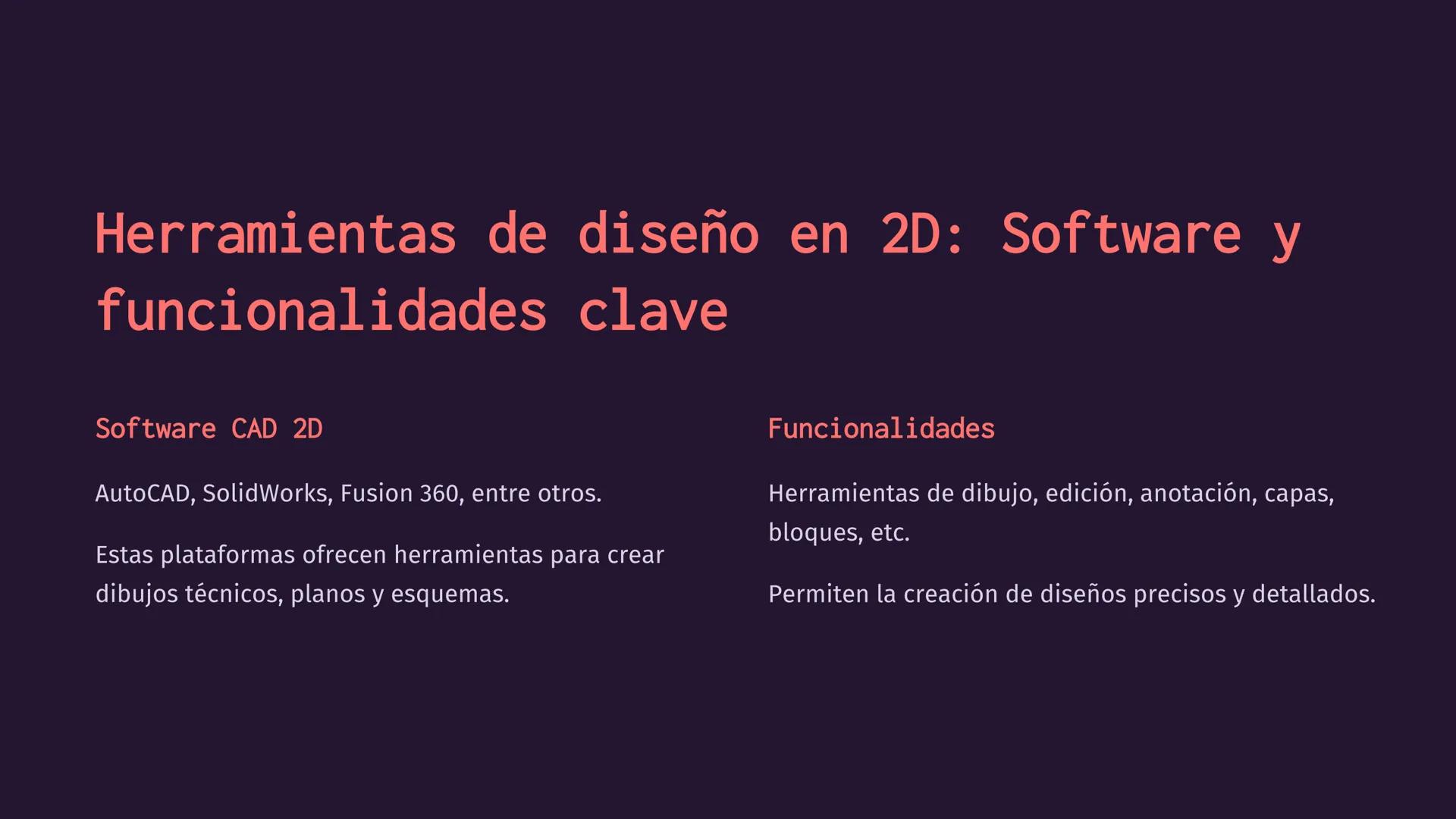 Diseño Asistido
por Computadora
(CAD)
El Diseño Asistido por Computadora (CAD) es un proceso
revolucionario en el diseño de productos. Se ut