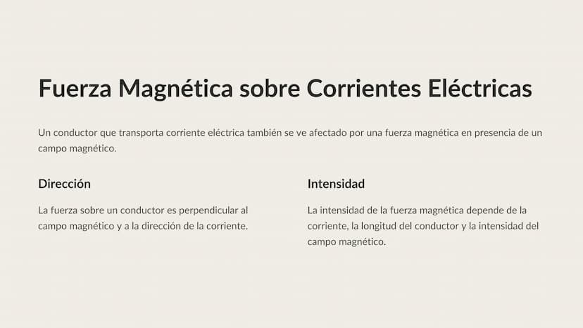 Magnetismo
El magnetismo es una fuerza fundamental de la naturaleza que
surge de la interacción de partículas cargadas en movimiento. Esta
f