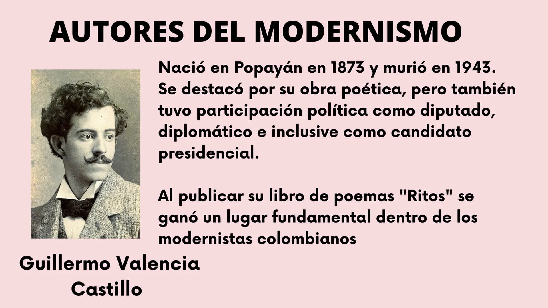 EL MODERNISMO Y
VANGUARDISMO EN
COLOMBIA
2 2 CONTEXTO
HISTÓRICO
El Modernismo en Colombia fue un
movimiento literario que surgió en el país
