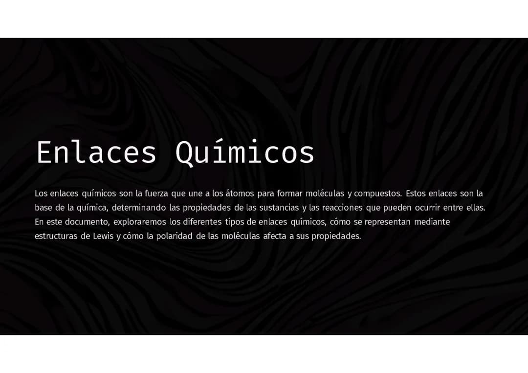 Enlaces Químicos