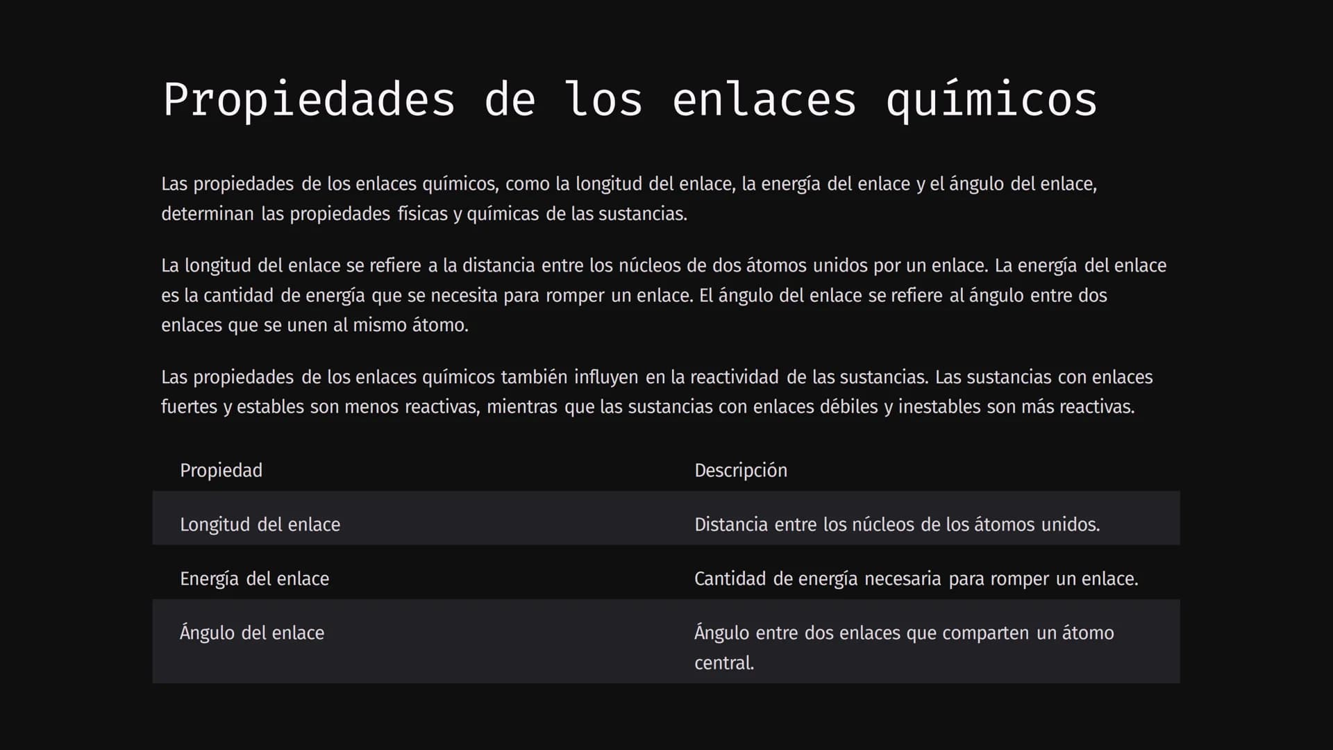 Enlaces Químicos
Los enlaces químicos son la fuerza que une a los átomos para formar moléculas y compuestos. Estos enlaces son la
base de la