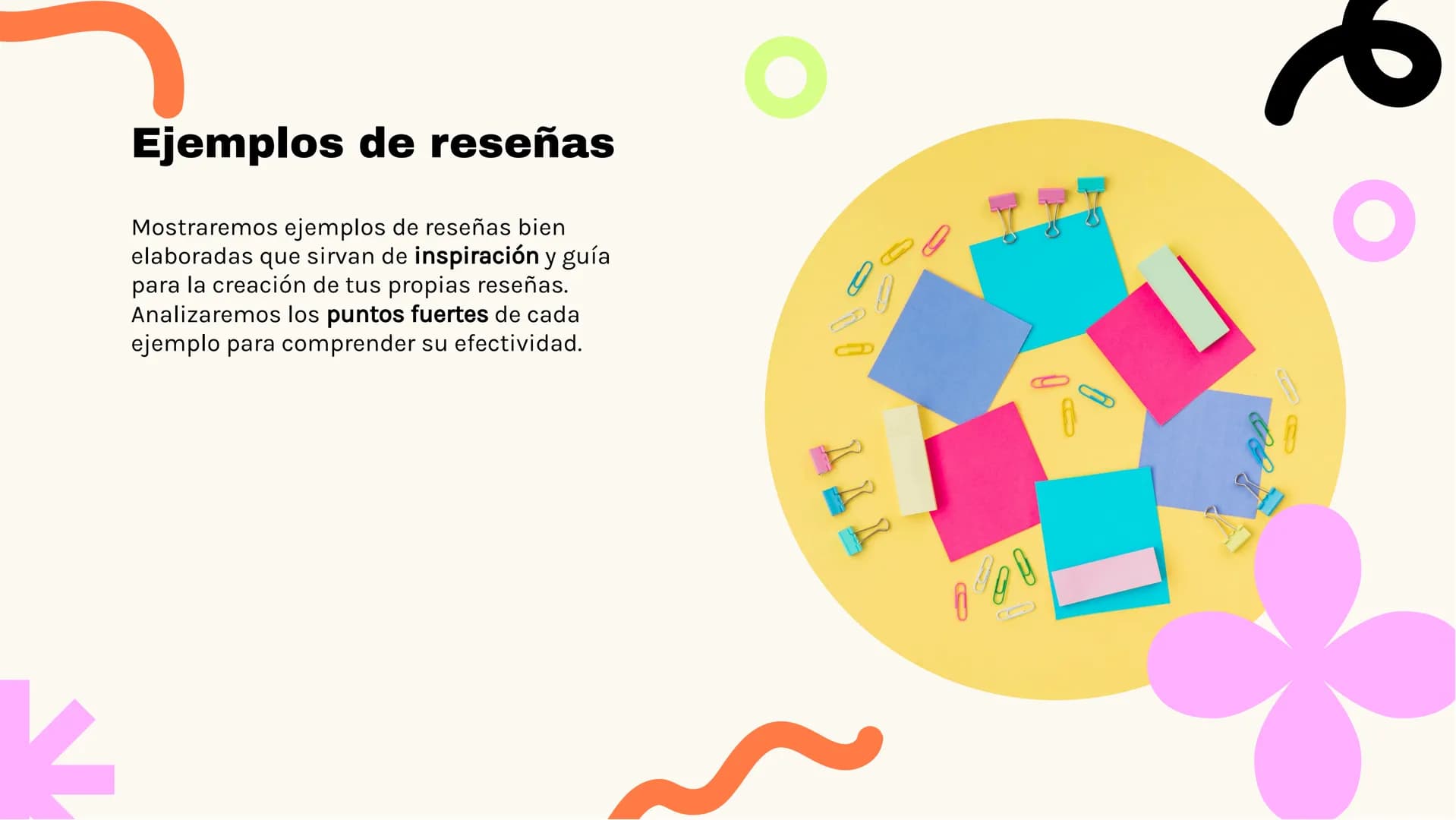 6
Guía completa sobre
cómo escribir una
reseña
K Introducción
En esta guía aprenderás a escribir una reseña de forma
efectiva, destacando lo