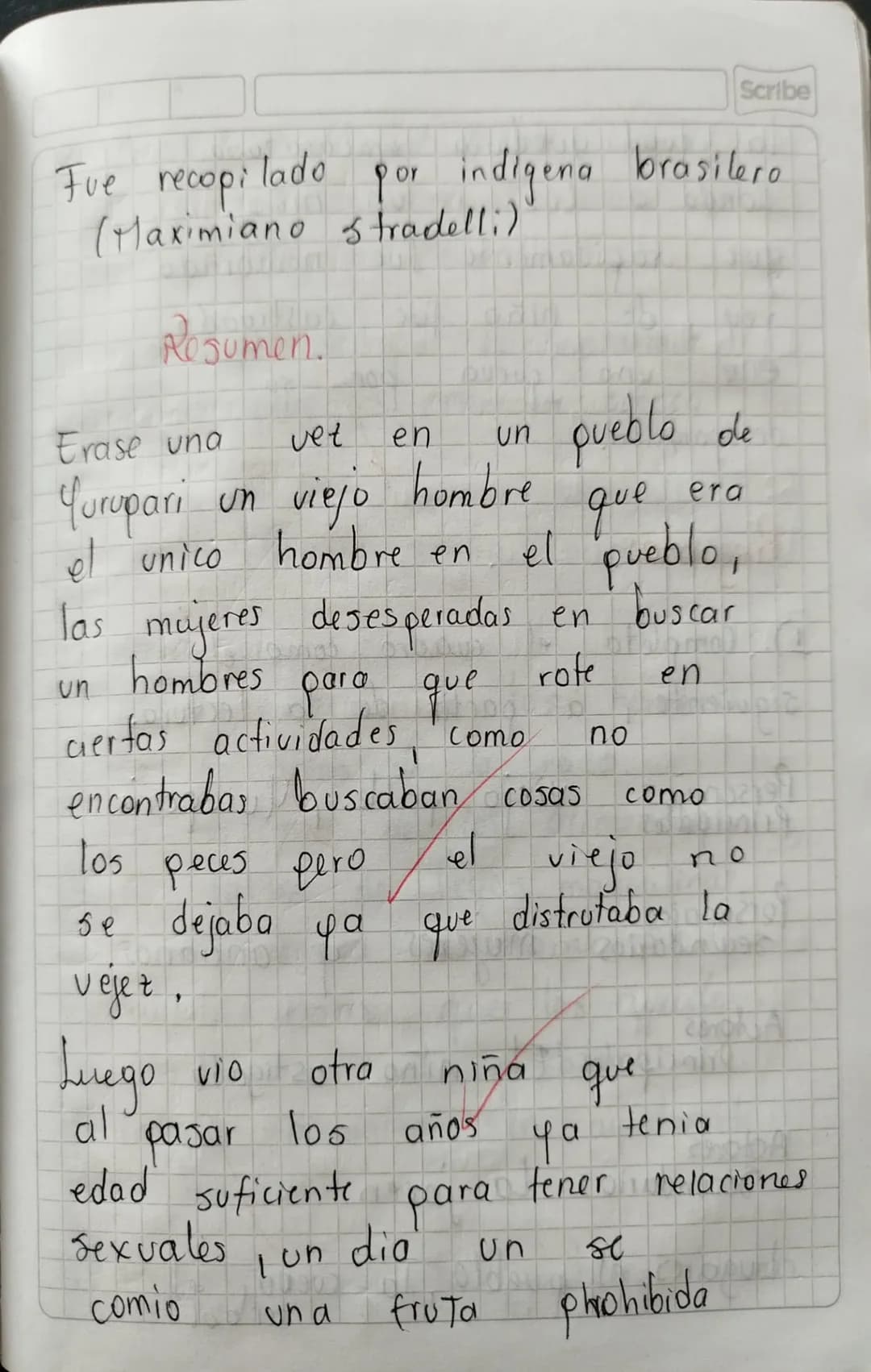 Thito del Nurupari.
Tambien
وا
He
conoce como leyendo
del Yurupari; su origen
Se
ubica
a
Orillas del rio Vaupés. Scribe
Fue recopi
lado
por 