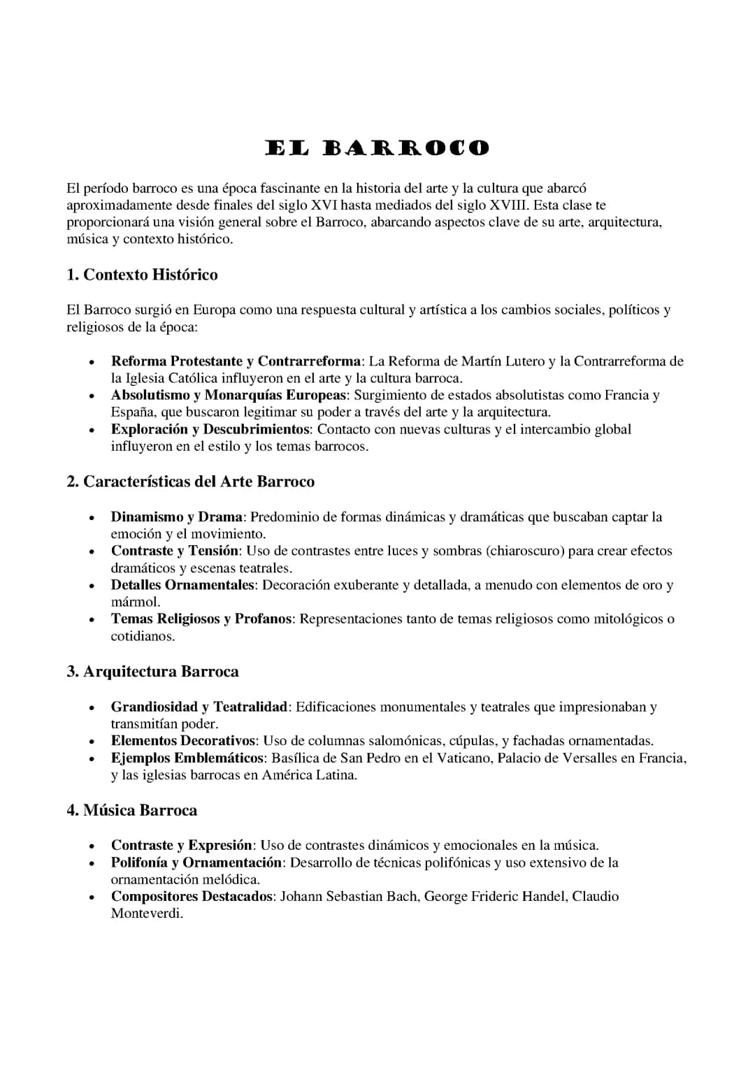 el barroco