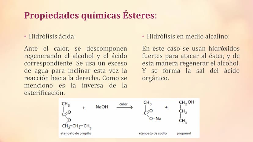 ESTERES .
Ésteres
Son compuestos orgánicos derivados de petróleo o
inorgánicos oxigenados en los cuales uno o más
protones son sustituidos p