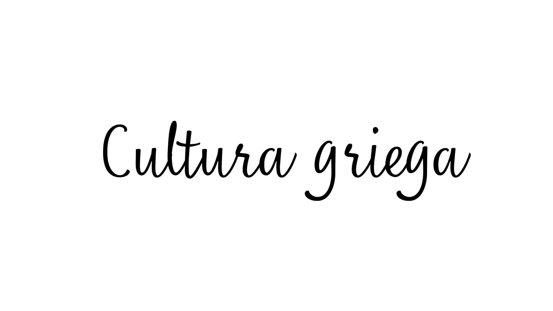 Cultura griega ¿QUE ES?
Se utiliza el término "cultura griega" para identificar a la
civilización que habitó Grecia en la Edad Antigua. Se t