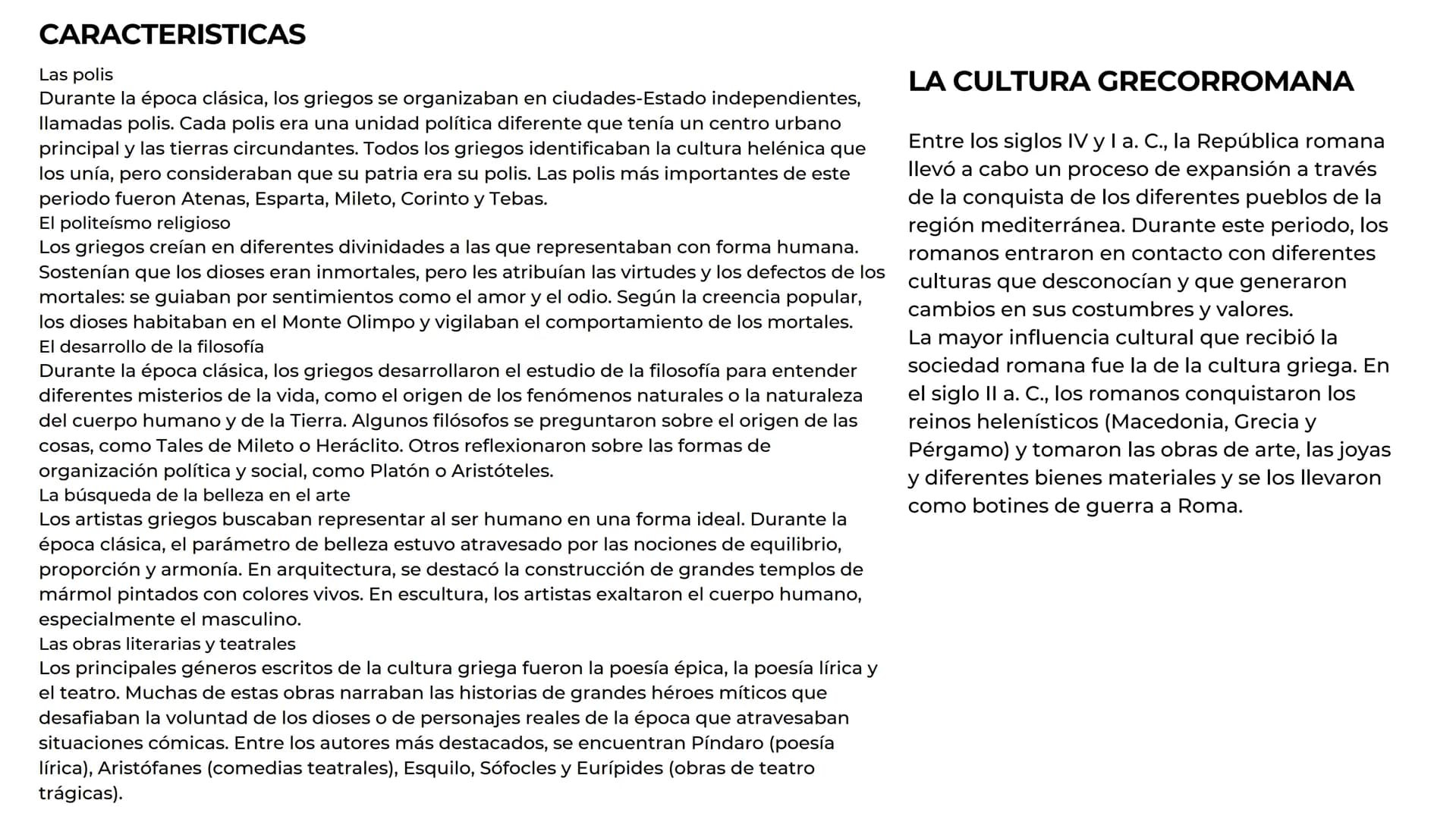 Cultura griega ¿QUE ES?
Se utiliza el término "cultura griega" para identificar a la
civilización que habitó Grecia en la Edad Antigua. Se t