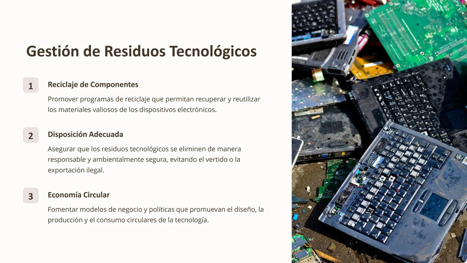 # Impacto Ambiental

# Ambiental de la

# Tecnología

La tecnología ha transformado nuestras vidas, pero también
ha tenido un impacto signif