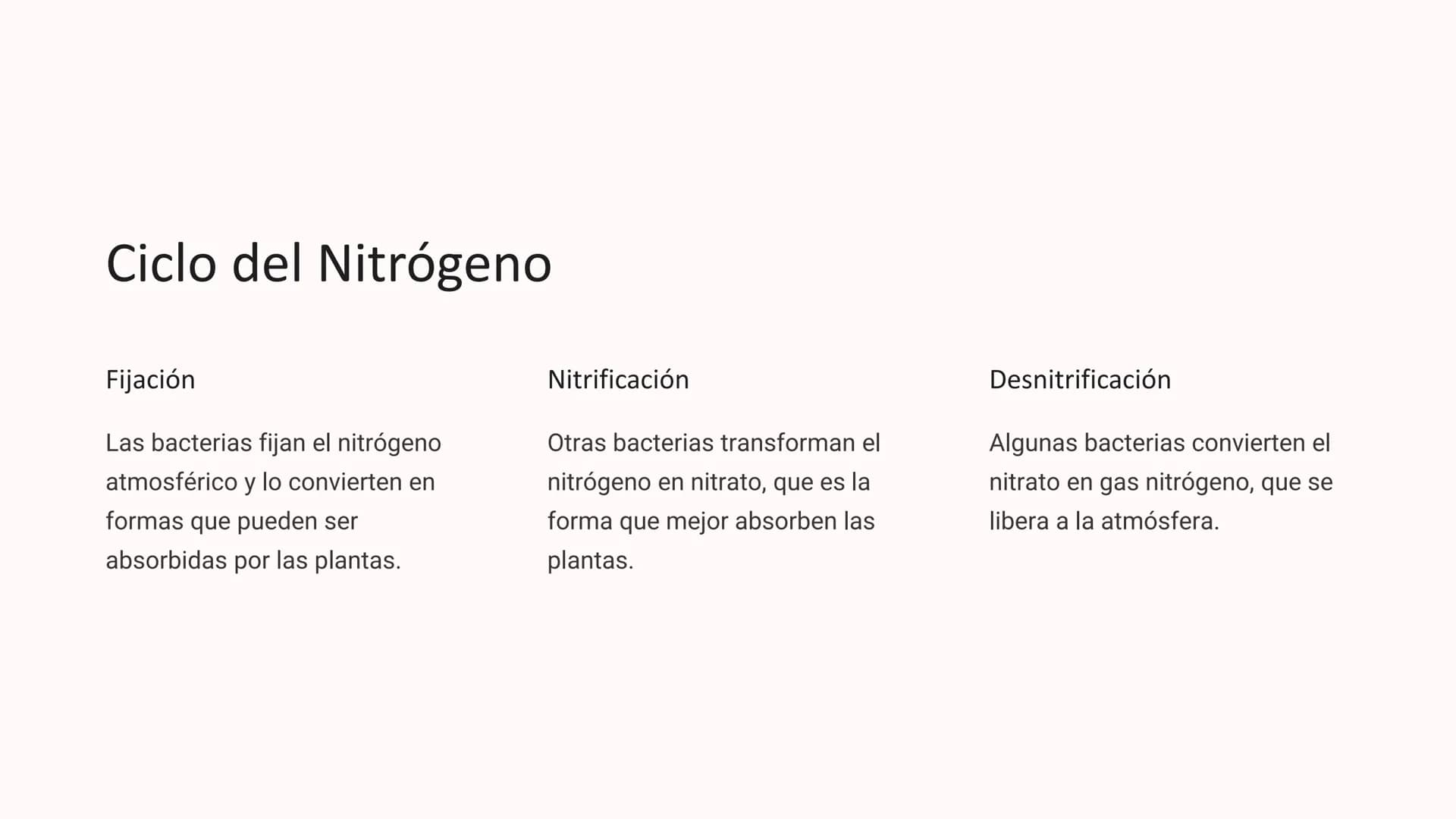 los Ciclos
Biogeoquímicos
Los ciclos biogeoquímicos son los procesos circulares que
describen el movimiento y transformación de los elemento
