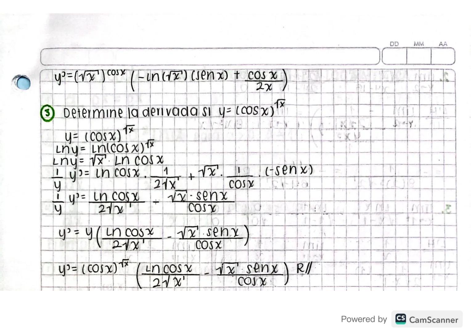 Octubre 11/2022
MM
derivada: DE FUNCIONES TRIGONOMETRICAS
INVERSAS
→DE FUNCIONES EXPONENCIAL Y
LOGARITMICA
funciones trigonométricas inversa