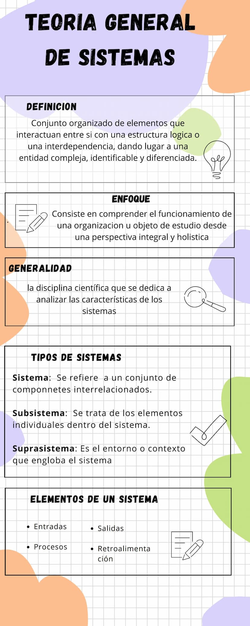 TEORIA GENERAL
DE SISTEMAS
DEFINICION
Conjunto organizado de elementos que
interactuan entre si con una estructura logica o
una interdepende
