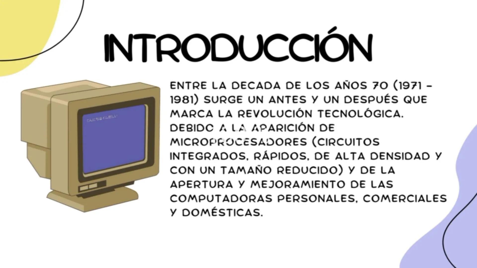 # 4° GENERACIÓN
# COMPUTADOR # INTRODUCCIÓN

こんにちはイムさしい

ENTRE LA DECADA DE LOS AÑOS 70 (1971 –
1981) SURGE UN ANTES Y UN DESPUÉS QUE
MARCA 