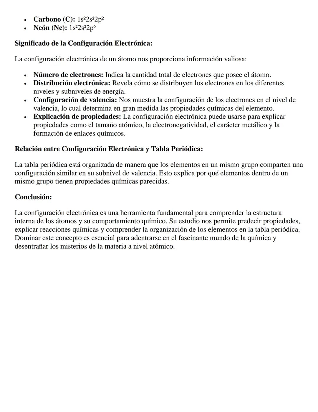 La Configuración Electrónica: Descifrando la
Distribución de Electrones en los Átomos
En el cautivante universo de la química, donde los áto