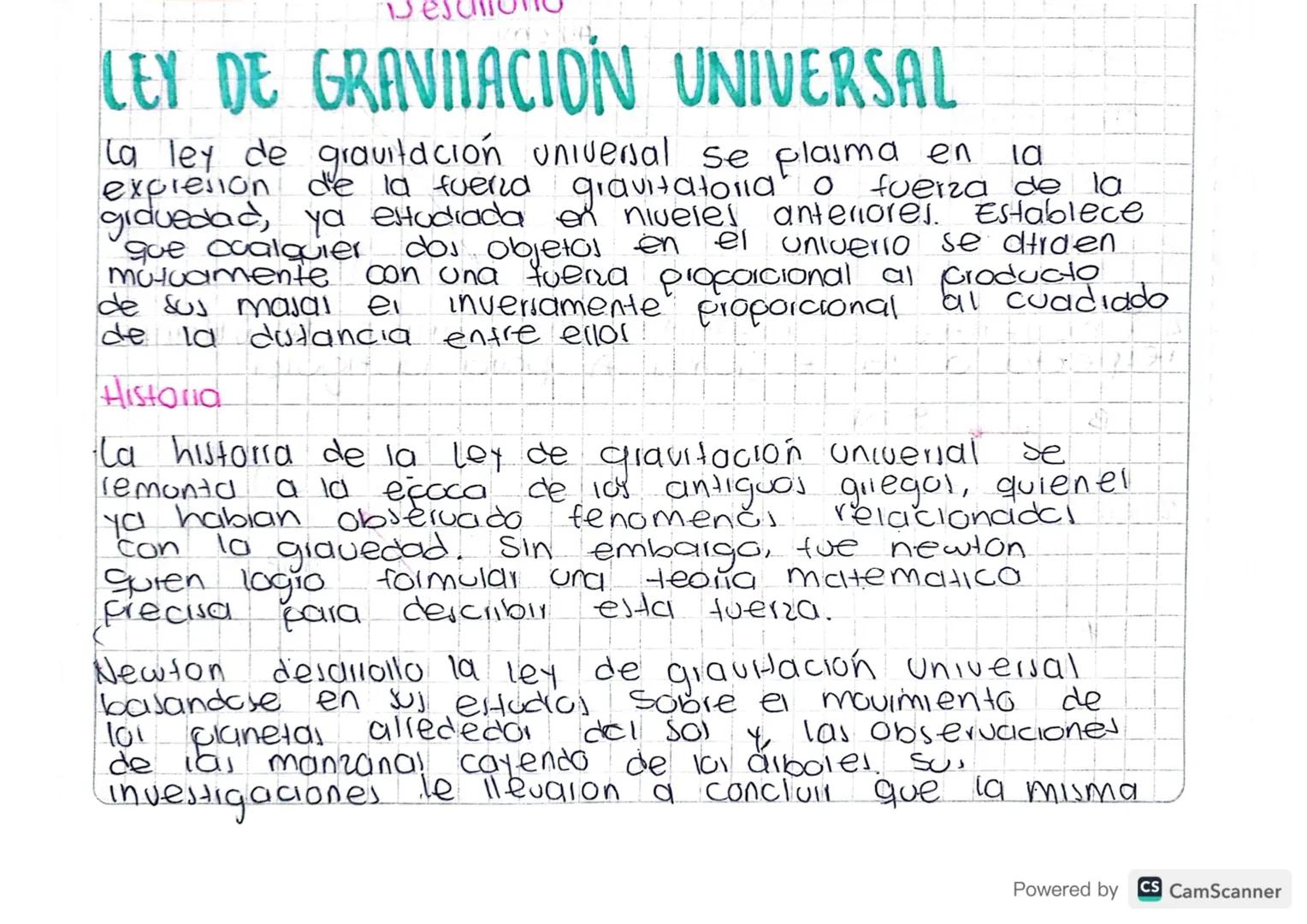 LEY DE GRAVILACION UNIVERSAL
La ley de gravitación universal se plasma en τα
expresion de la fuera gravitatorial de fuerza de la
gravedad, y