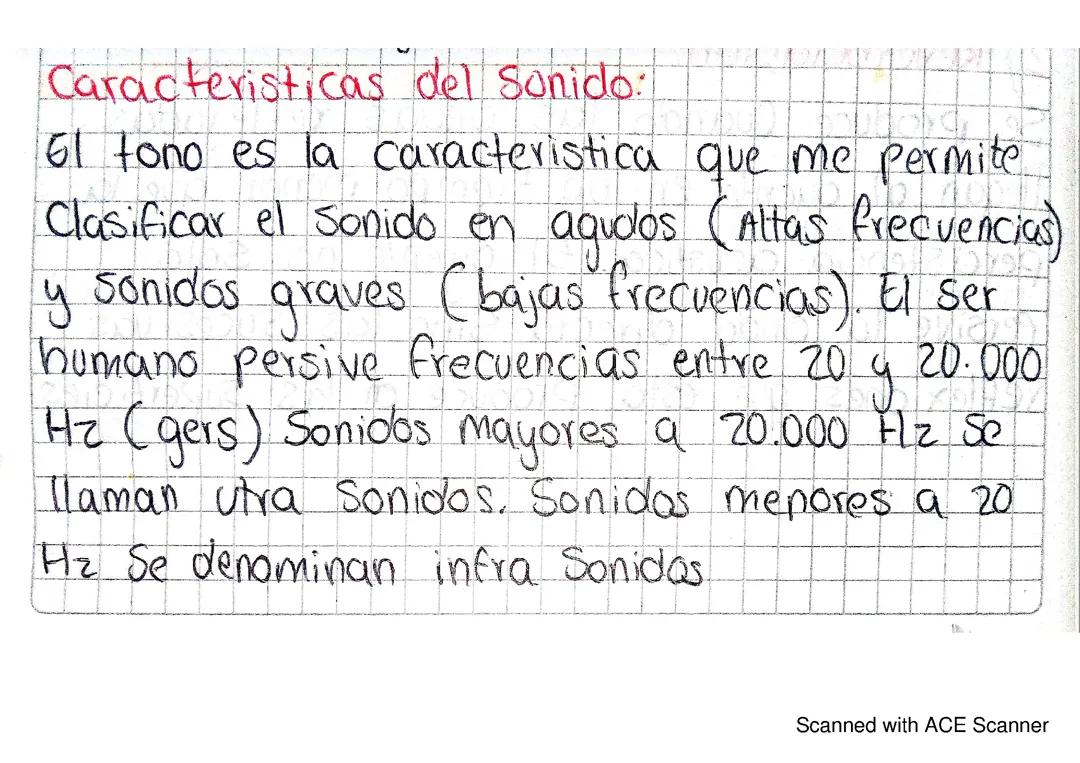 Propiedades y Características del Sonido