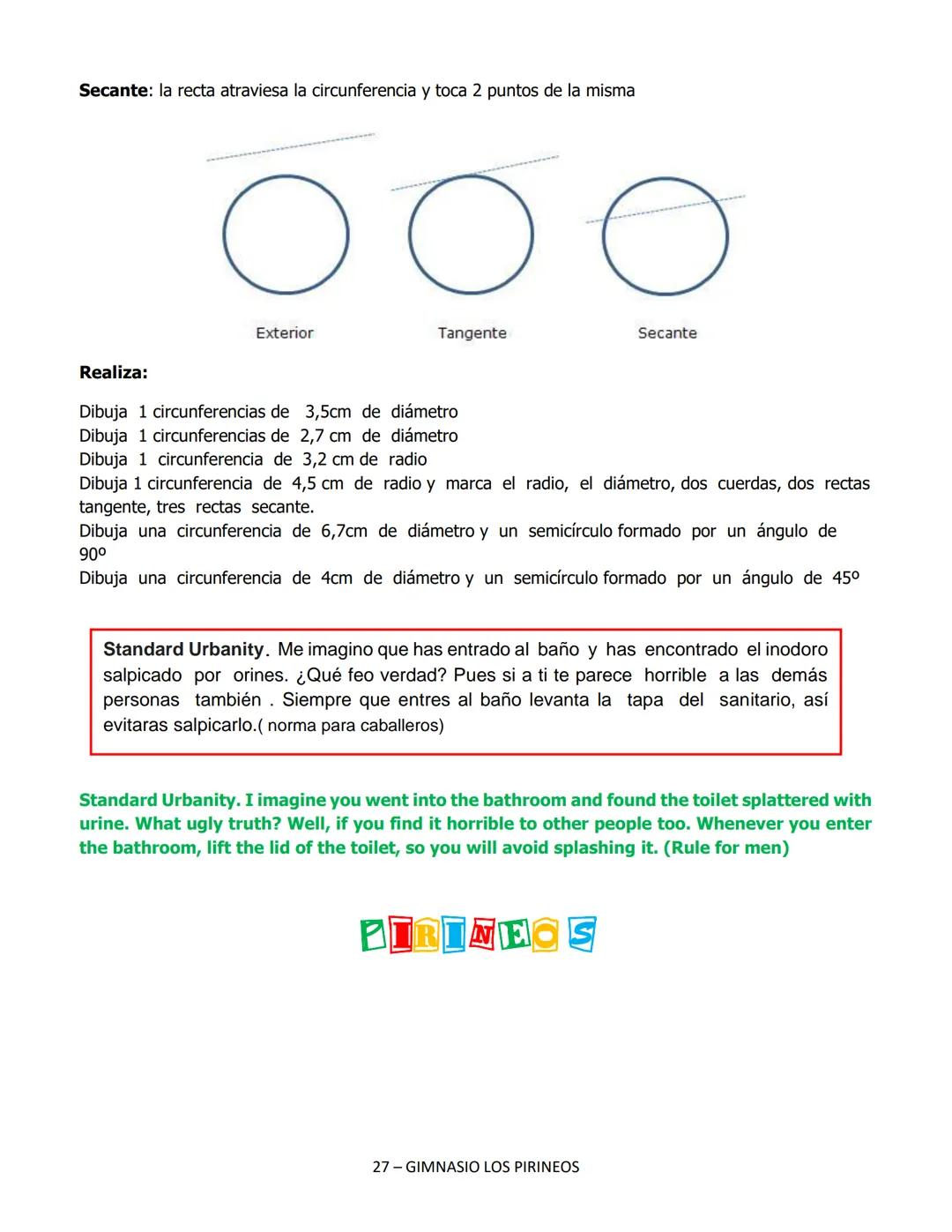 GIMNASIO LOS PIRINEOS
AMORY
PAZ
NASIO
Los
Fundado en 1991
GEOMETRIA 7
1 GIMNASIO LOS PIRINEOS GEOMETRIA PIRINEA GRADO SEPTIMO (7)
TABLA DE C
