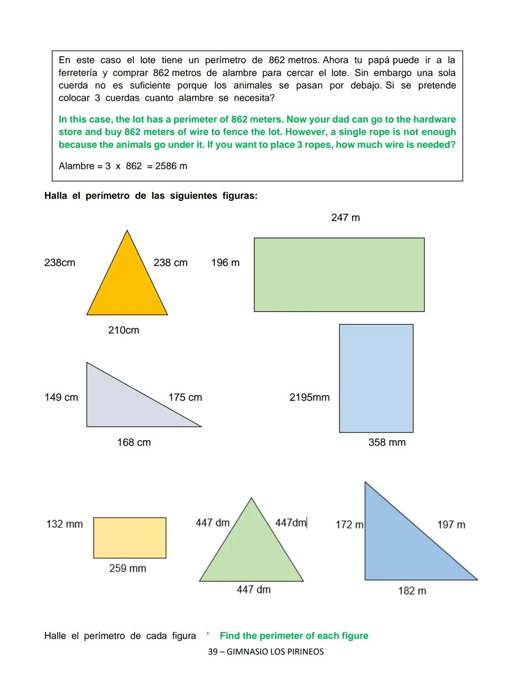 GIMNASIO LOS PIRINEOS
AMORY
PAZ
NASIO
Los
Fundado en 1991
GEOMETRIA 7
1 GIMNASIO LOS PIRINEOS GEOMETRIA PIRINEA GRADO SEPTIMO (7)
TABLA DE C