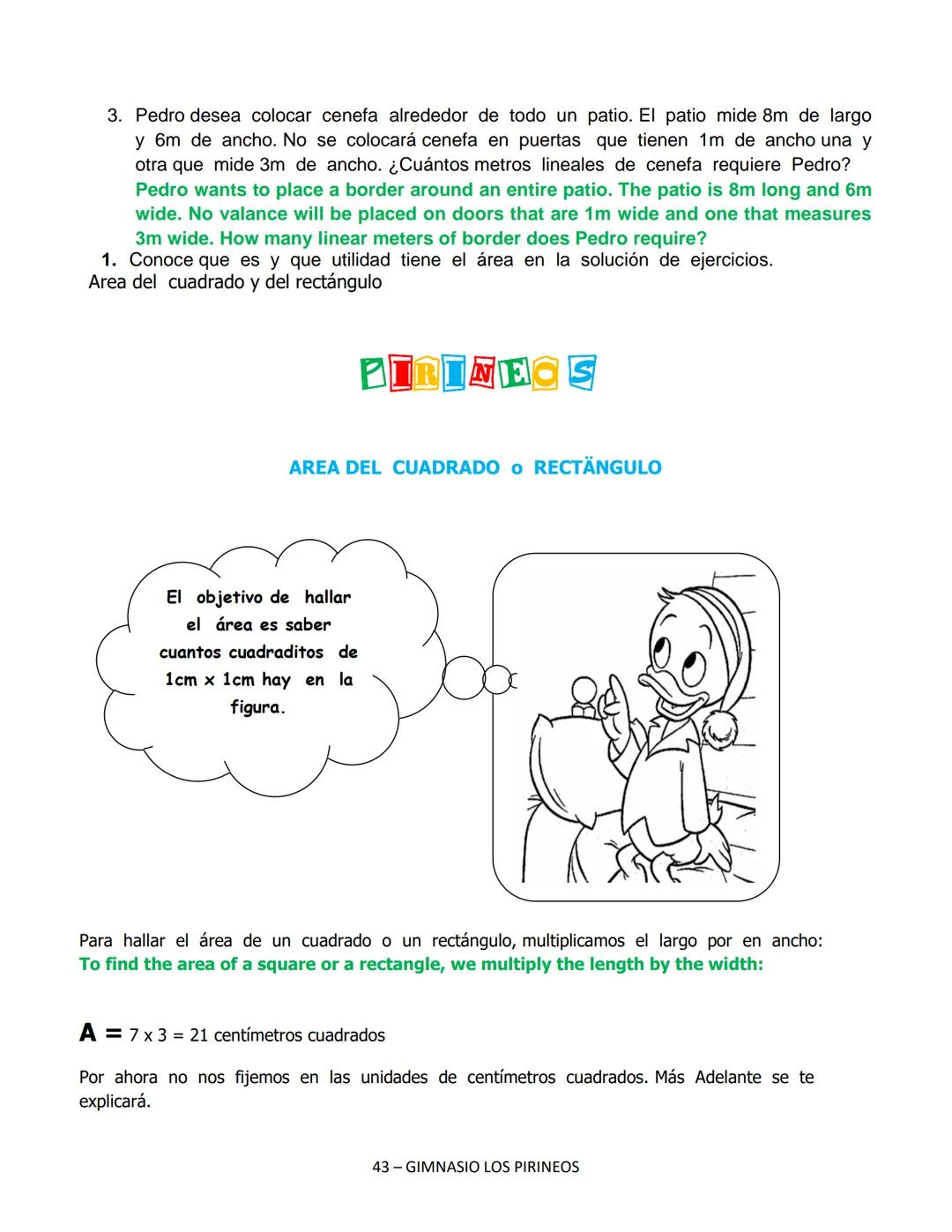 GIMNASIO LOS PIRINEOS
AMORY
PAZ
NASIO
Los
Fundado en 1991
GEOMETRIA 7
1 GIMNASIO LOS PIRINEOS GEOMETRIA PIRINEA GRADO SEPTIMO (7)
TABLA DE C