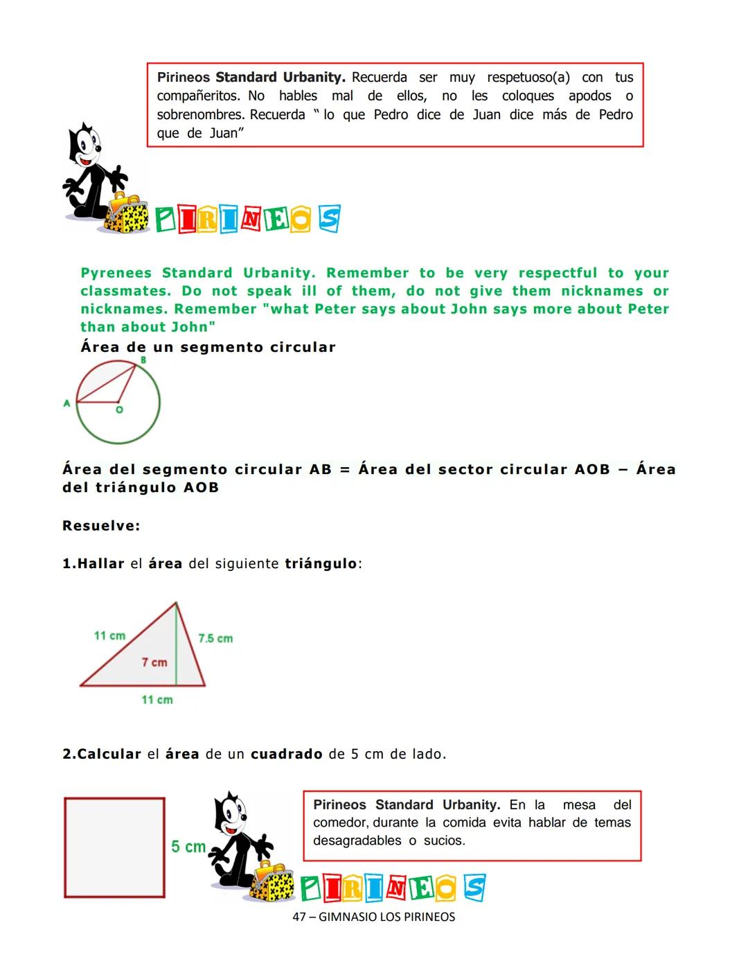 GIMNASIO LOS PIRINEOS
AMORY
PAZ
NASIO
Los
Fundado en 1991
GEOMETRIA 7
1 GIMNASIO LOS PIRINEOS GEOMETRIA PIRINEA GRADO SEPTIMO (7)
TABLA DE C