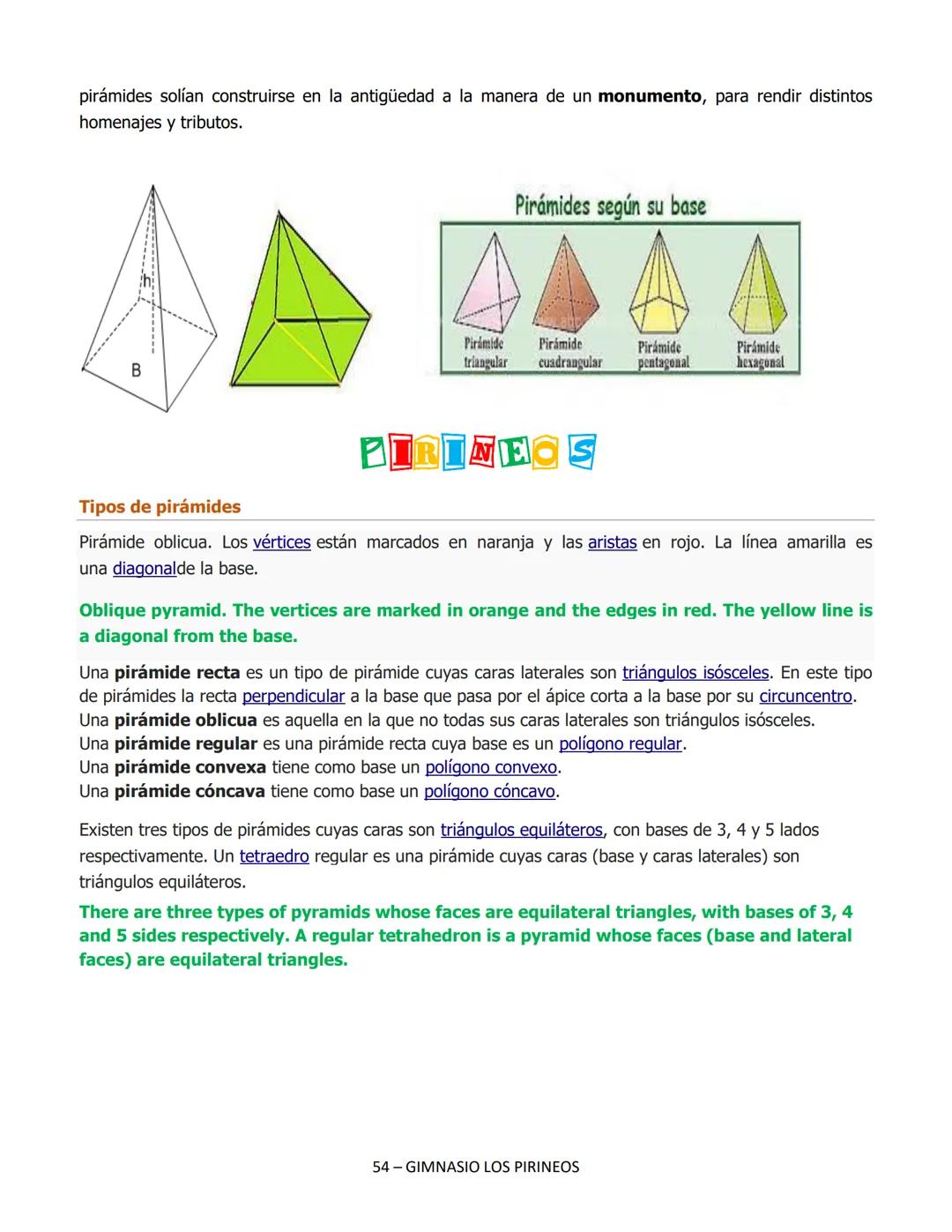 GIMNASIO LOS PIRINEOS
AMORY
PAZ
NASIO
Los
Fundado en 1991
GEOMETRIA 7
1 GIMNASIO LOS PIRINEOS GEOMETRIA PIRINEA GRADO SEPTIMO (7)
TABLA DE C