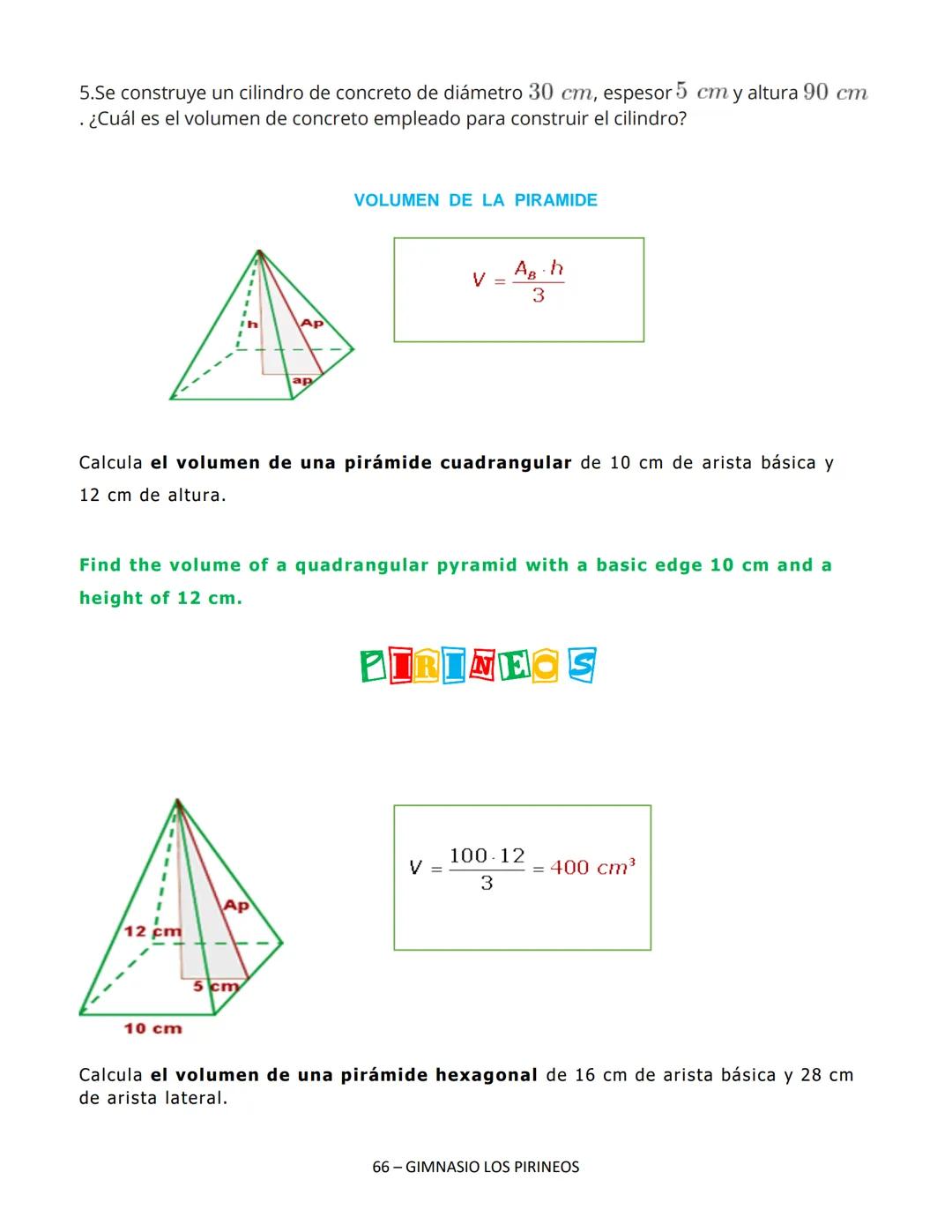 GIMNASIO LOS PIRINEOS
AMORY
PAZ
NASIO
Los
Fundado en 1991
GEOMETRIA 7
1 GIMNASIO LOS PIRINEOS GEOMETRIA PIRINEA GRADO SEPTIMO (7)
TABLA DE C