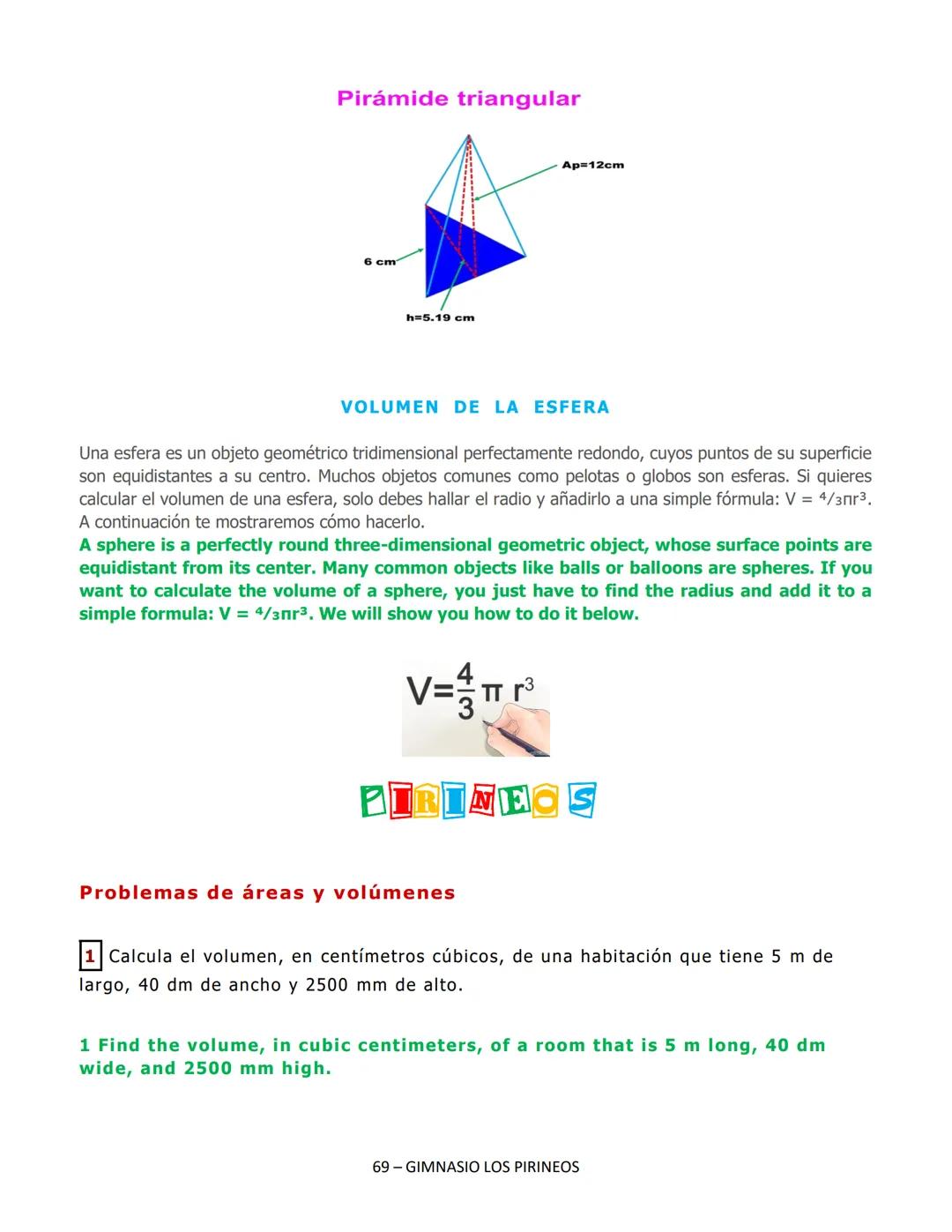 GIMNASIO LOS PIRINEOS
AMORY
PAZ
NASIO
Los
Fundado en 1991
GEOMETRIA 7
1 GIMNASIO LOS PIRINEOS GEOMETRIA PIRINEA GRADO SEPTIMO (7)
TABLA DE C
