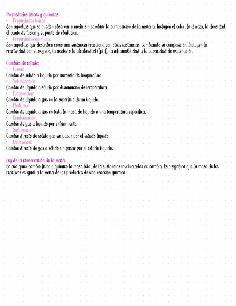 Definición de materia:
Propiedades de la materia
La materia es todo aquello que tiene masa y ocupa espacio. Todo lo que podemos ver, tocar y