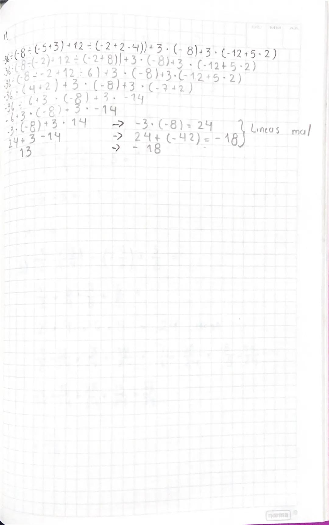 Los numeros racionales
Todo numero vacional es el conciente o
division entre dos numeros enteros
siempre que el denominador o
dividendo sea 