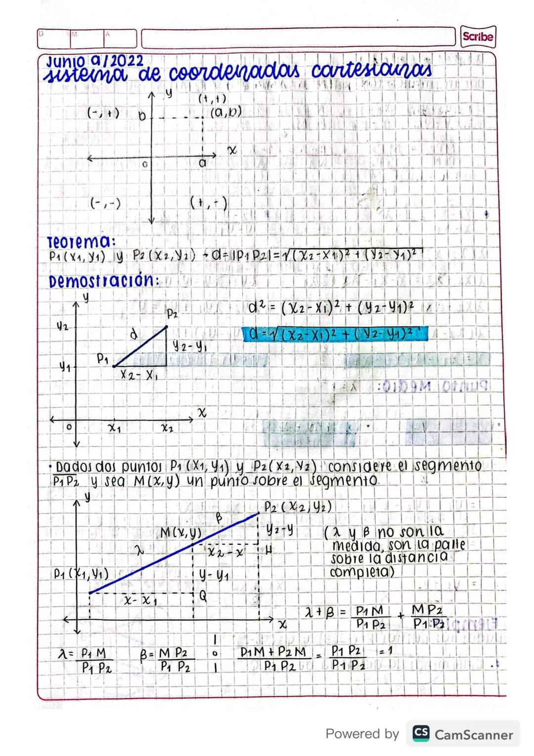 Matemáticas grado 10 y 11 - Sistema de coordenadas cartesiano y Funciones