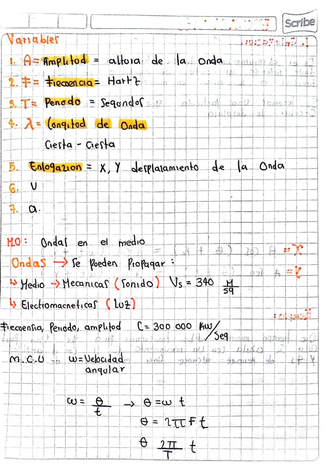 Scribe
# movimiento
# Ondulatorio
OM
1012

¿Que es Un movimienta Ondulatano?

Proceso Por el que se propaga energia de un logar
a Otro Sin t