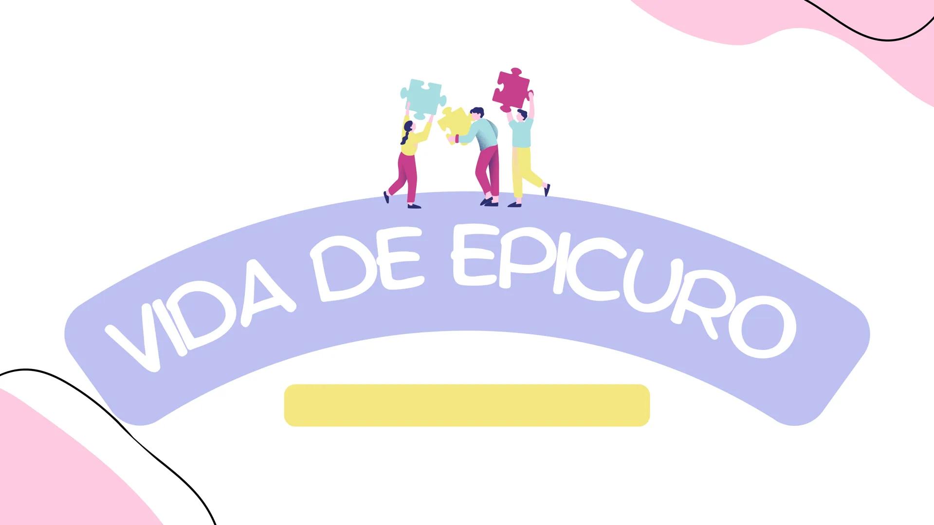 # EPICURO # CONTEXTO

*   EL EPICUREÍSMO SURGE DURANTE
EL DECLINAR DE LA CULTURA
GRIEGA -EL HELENISMO.

*   SU INTERÉS PRINCIPAL ES LA
ÉTICA