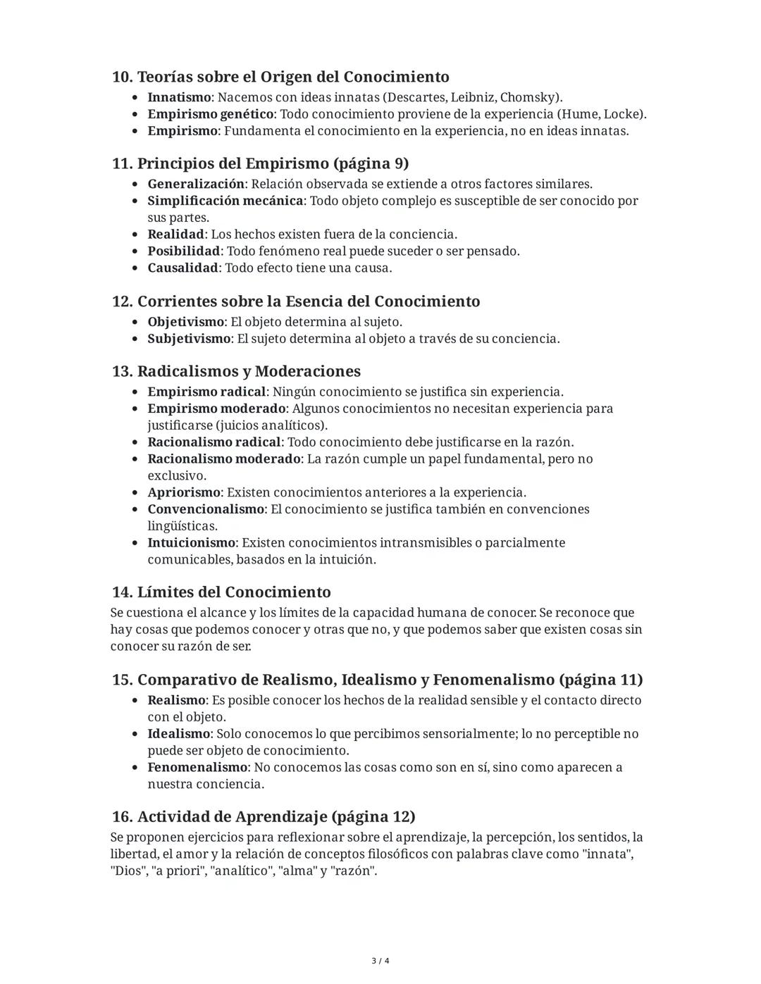 Teoría del Conocimiento
1. La Esencia de la Filosofía y su Relación con el Conocimiento
La filosofía es un intento del espíritu humano por a