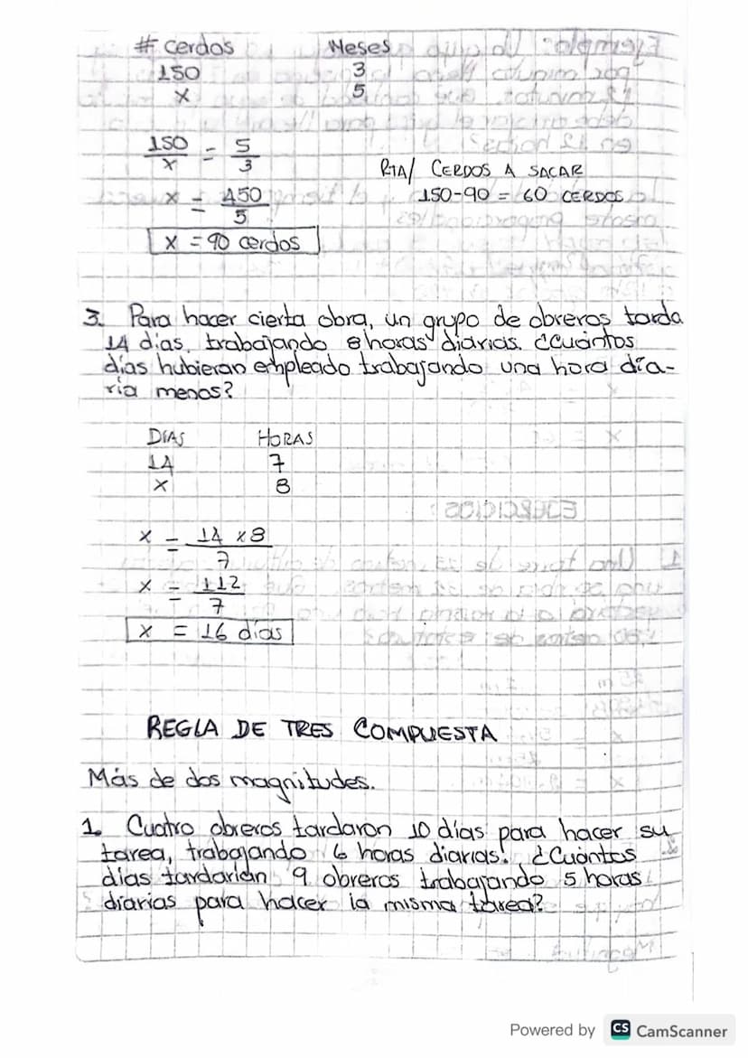 EJERCICIOS:
1. Una torre de 25 metros de altura proyecto
una sombra de 32 metros. Qué sombro pro-
yectara a la misma hora una persona de
1,8