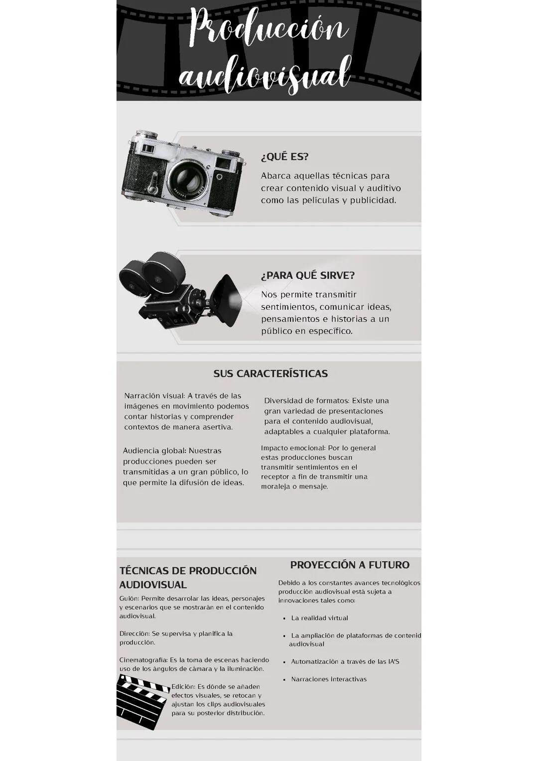 La producción audiovisual 