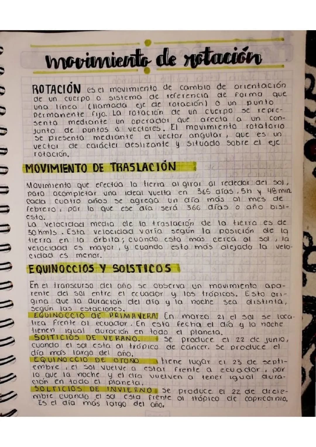 Movimento de traslación 