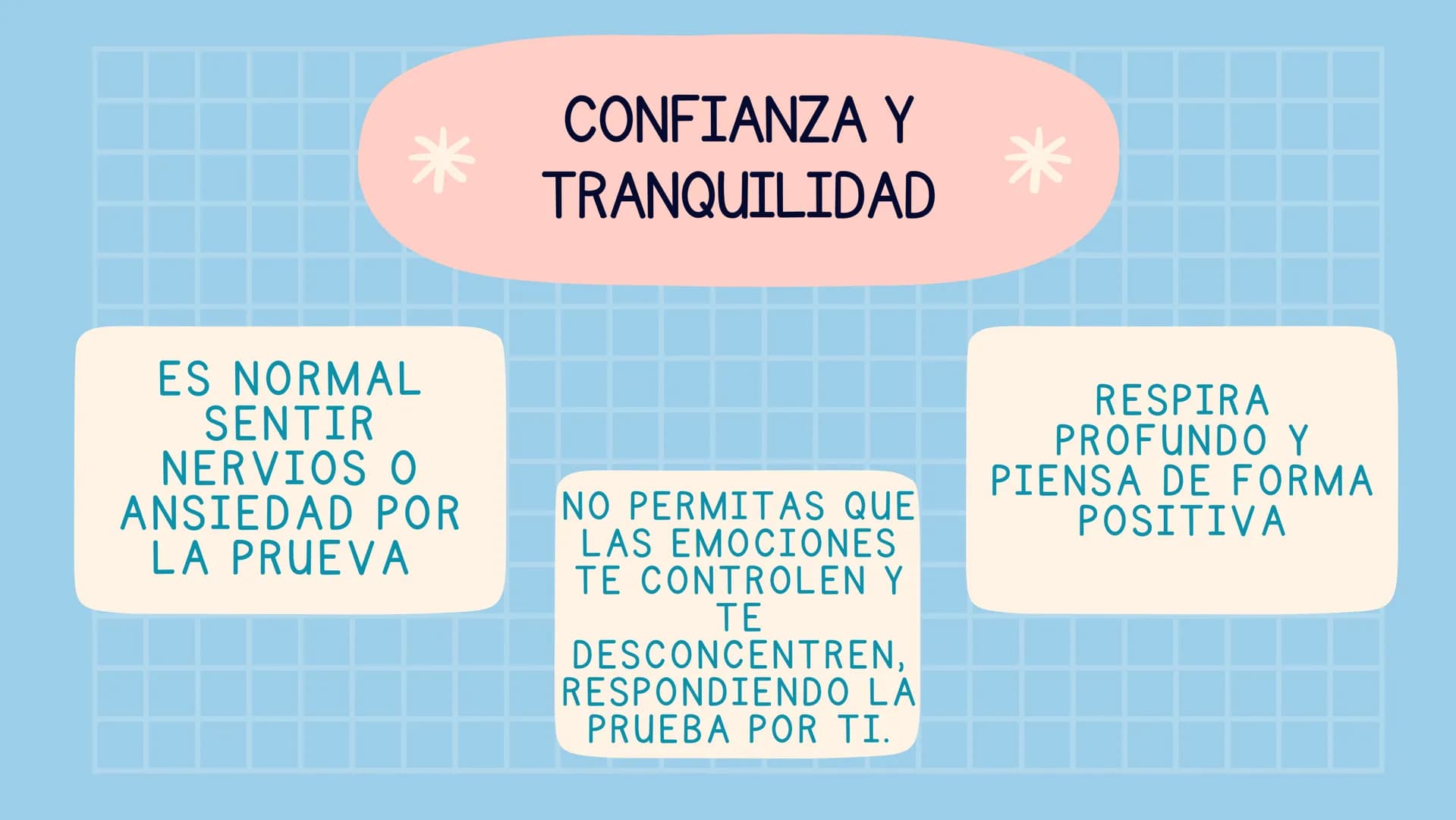 JJI
םםם
TIPS PARA EL
ICFES
Estos son algunos trucos que te pueden ayudar en
tu procesos de aprendizaje.
PL ¿QUIERES
APRENDER
ALGUNOS TIPS
PA